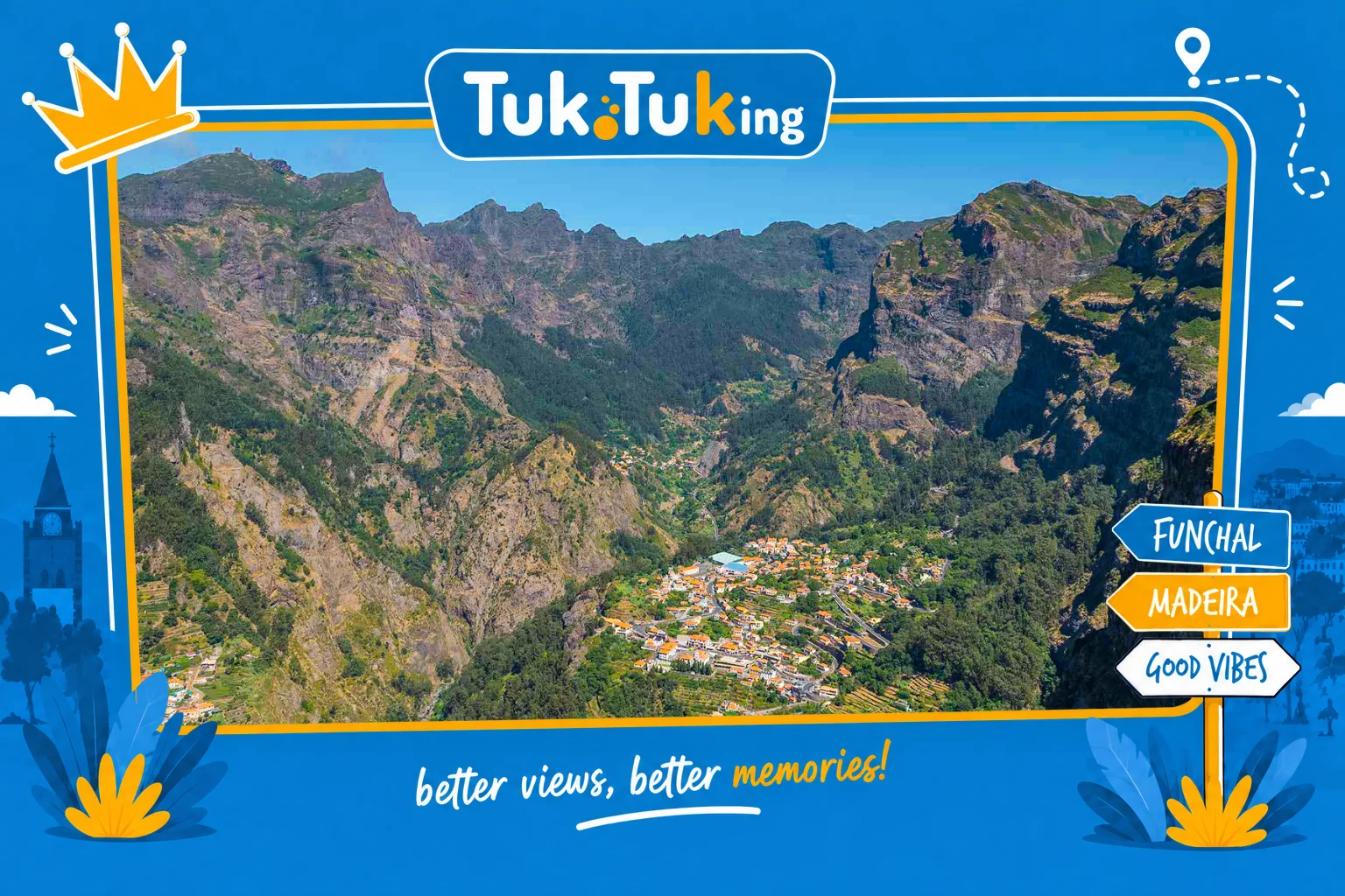Eira do Serrado & Nuns Valley Tour - Tuk Tuk Tour Madeira